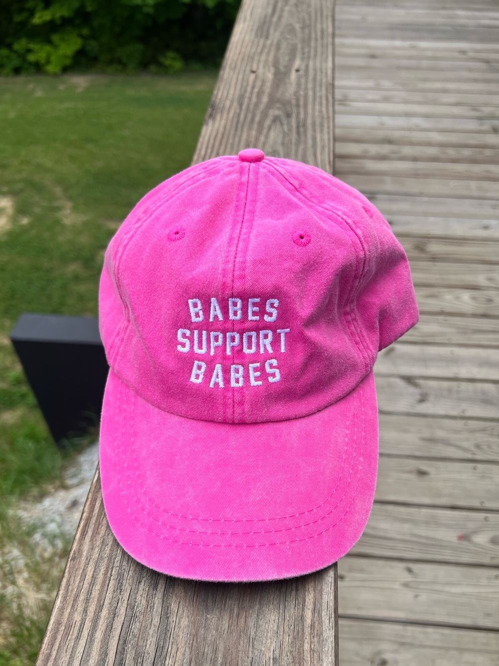 Babes Support Babes Pink Baseball Cap